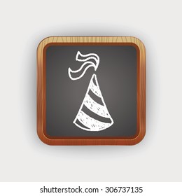 doodle party hats
