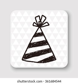 doodle party hats