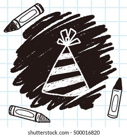 doodle party hats