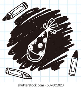 doodle party hats