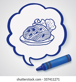 doodle pasta noodle