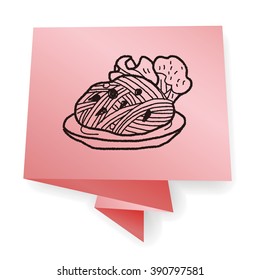 doodle pasta noodle