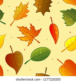 doodle pattern autumn season, vector design