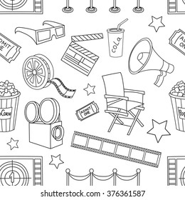 Doodle pattern cinema