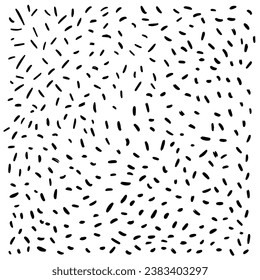 Doodle pattern from line elements. Vector art illustration template. Isolated on white background.