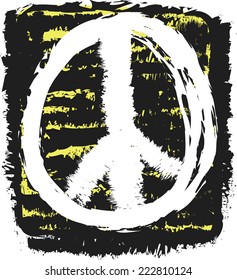 doodle peace sign