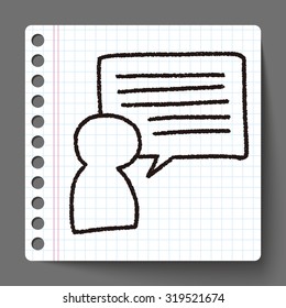 doodle people speech