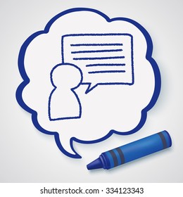 doodle people speech