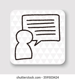 doodle people speech