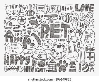 doodle pet background