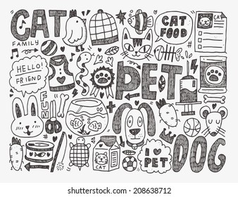 doodle pet background