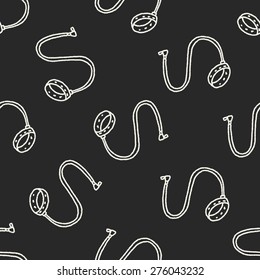 doodle pet collar seamless pattern background