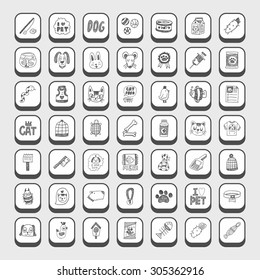 doodle pet icons