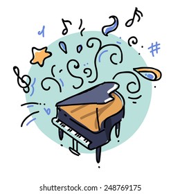 doodle piano