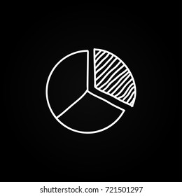 doodle pie bar icon design