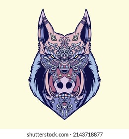 doodle pig illustration perfect for design