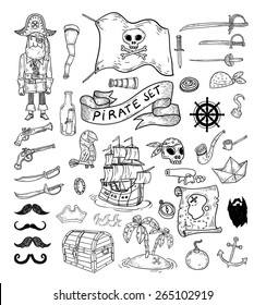 Pirate Drawing Art Images Stock Photos Vectors Shutterstock