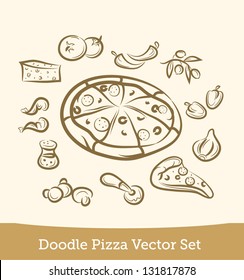 doodle pizza set