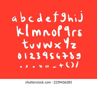 Doodle playful kids creative font vector.