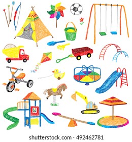 doodle playground set