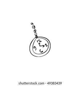 doodle of a pocket watch