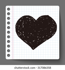 Doodle poker Heart