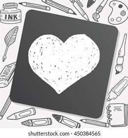 Doodle poker Heart