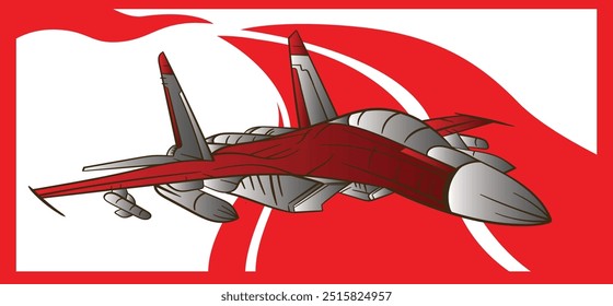 desenho de vetor de fundo de avião de doodle pop art