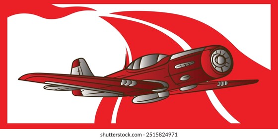 doodle pop art airplane background vector design