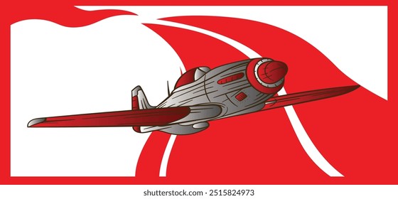 doodle pop art airplane background vector design