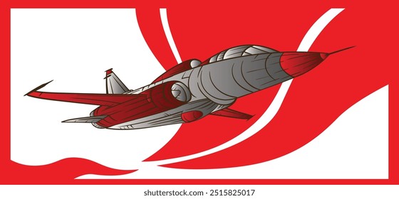 doodle pop art airplane background vector design