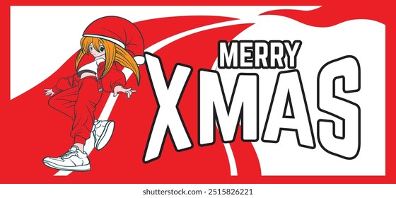doodle pop art christmas background vector design