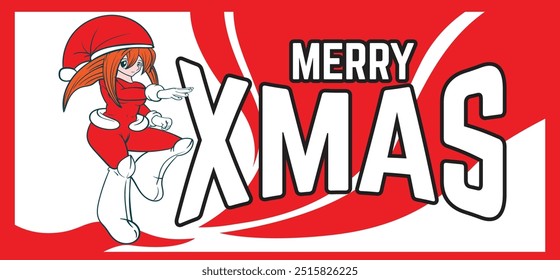doodle pop art christmas background vector design
