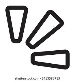 Doodle pop surprise line elements hand drawn. vector illustration.