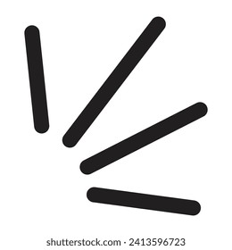 Elementos de la línea sorpresa pop Doodle dibujados a mano. ilustración vectorial.