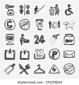 doodle public sign icon