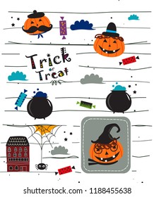 doodle pumpkin halloween