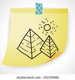 doodle pyramid