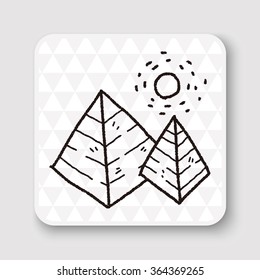 doodle pyramid