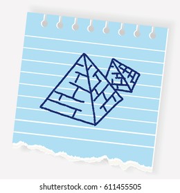 doodle pyramid