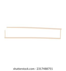 Doodle Rectangular Shape Or Frame Text Banner