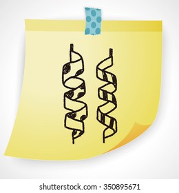 doodle ribbon