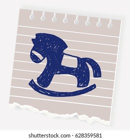 Doodle Rocking horse