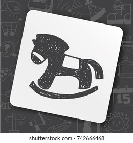 Doodle Rocking horse
