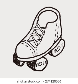 doodle roller skates