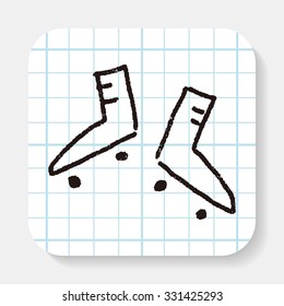 doodle roller skates