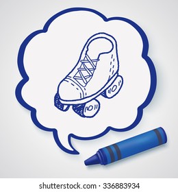 doodle roller skates