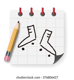 doodle roller skates