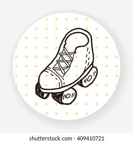 doodle roller skates