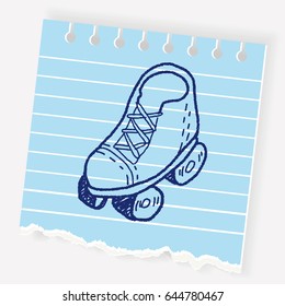 doodle roller skates